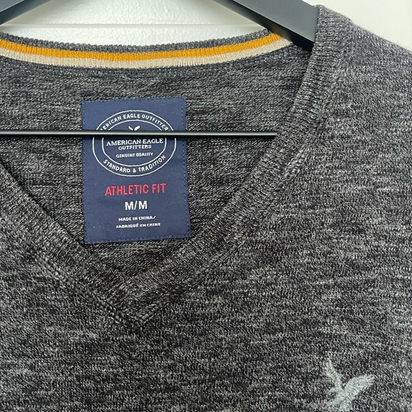 American Eagle Outfitters Athletic Fit TWO Sweaters- Grey - Picture 2 of 4